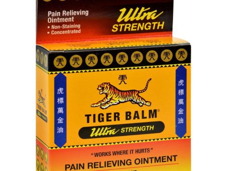 Tiger Balm Pain Relieving Ointment Ultra Strength - Non-staining - 1.7 Oz Discount