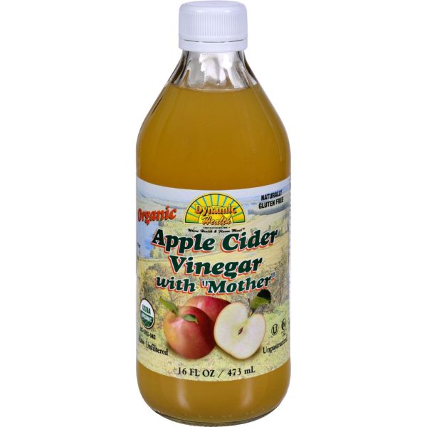 Dynamic Health Organic Apple Cider Vinegar With Mother - 16 Fl Oz Discount