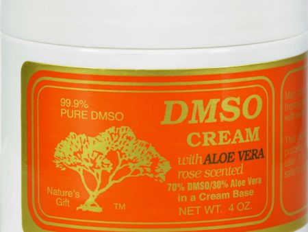 Dmso Cream With Aloe Vera Rose Scented - 4 Oz For Discount