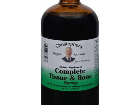 Dr. Christopher s Formulas Complete Tissue And Bone Syrup - 16 Oz Sale