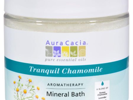 Aura Cacia Aromatherapy Mineral Bath Tranquility Chamomile - 16 Oz Online Hot Sale