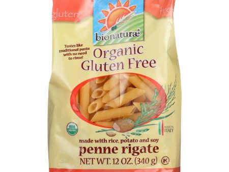 Bionaturae Pasta - Organic - Gluten Free - Penne Rigate - 12 Oz - Case Of 12 Hot on Sale