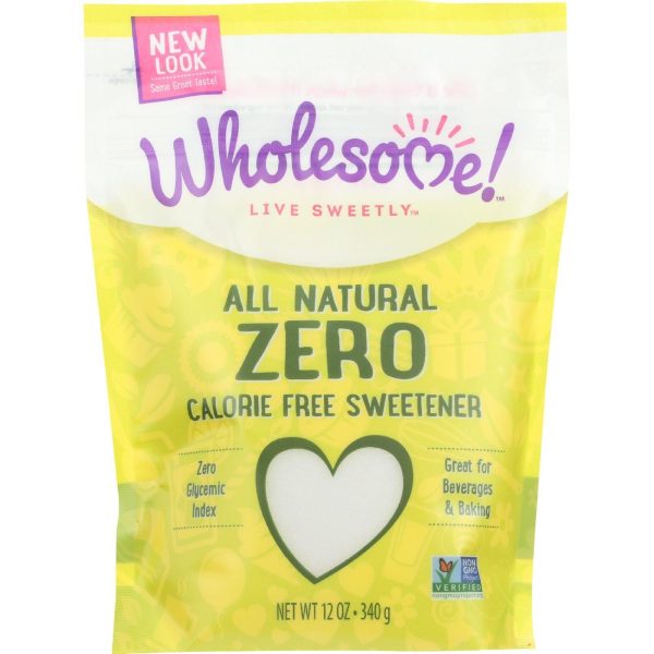 Wholesome Sweeteners Sweetener - All Natural - Calorie Free - Zero - Pouch - 12 Oz - Case Of 8 on Sale