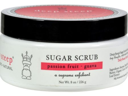 Deep Steep Sugar Scrub - Passion Fruit Guava - 8 Oz on Sale