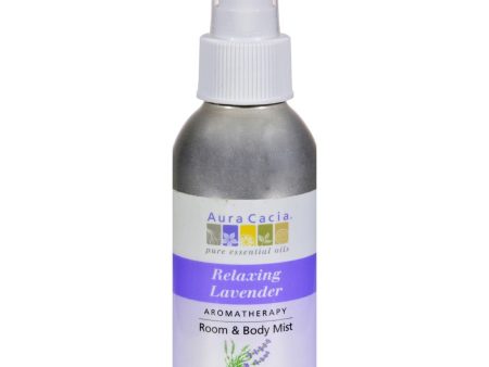 Aura Cacia Aromatherapy Mist Calming Lavender Harvest - 4 Fl Oz Supply