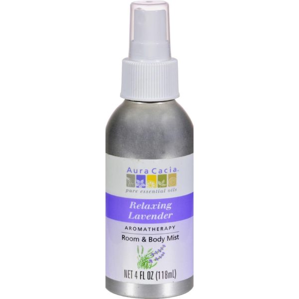 Aura Cacia Aromatherapy Mist Calming Lavender Harvest - 4 Fl Oz Supply