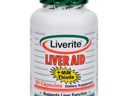 Liverite Liveraid - 60 Capsules For Sale