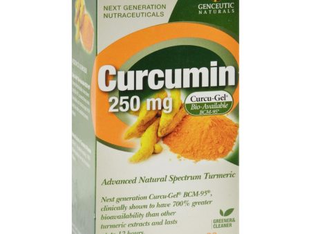 Genceutic Naturals Curcumin - 250 Mg - 60 Softgels Discount