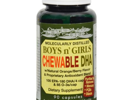 Amino Acid And Botanical Boys N  Girls Chewable Dha - 90 Caps Sale