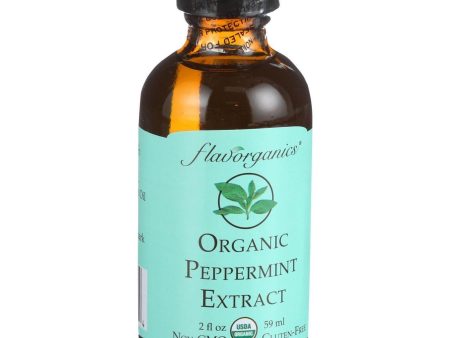 Flavorganics Organic Peppermint Extract - 2 Oz Online now