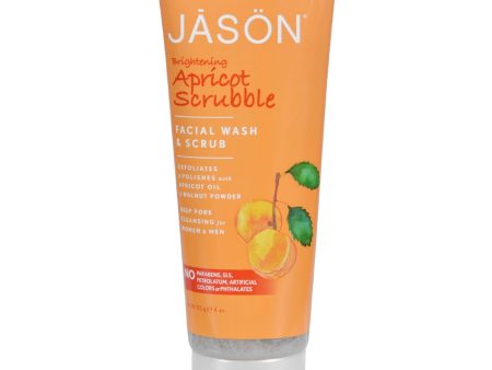 Jason Facial Wash And Scrub Apricot Scrubble - 4 Fl Oz on Sale