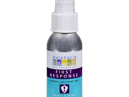 Aura Cacia Essential Solutions Mist First Response - 2 Fl Oz Fashion