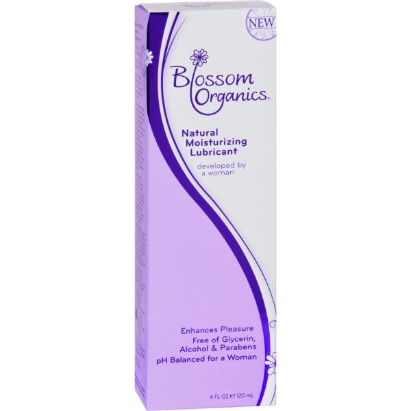 Blossom Organics Lubricant - Natural Moisturizing - 4 Fl Oz on Sale