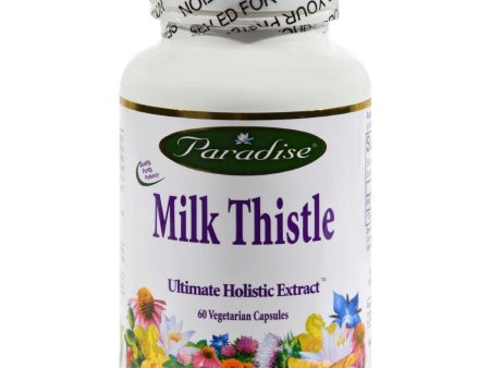 Paradise Herbs Milk Thistle - 60 Vegetarian Capsules on Sale