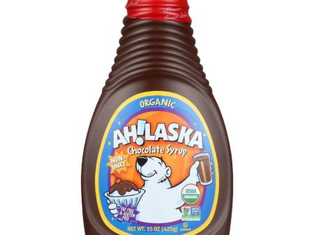 Ahlaska Chocolate Syrup - Organic - 15 Oz - Case Of 12 Hot on Sale