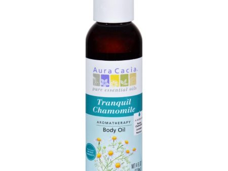 Aura Cacia Aromatherapy Body Oil Tranquility - 4 Fl Oz Sale