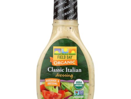 Field Day Dressing - Organic - Italian - 8 Oz - Case Of 12 For Cheap