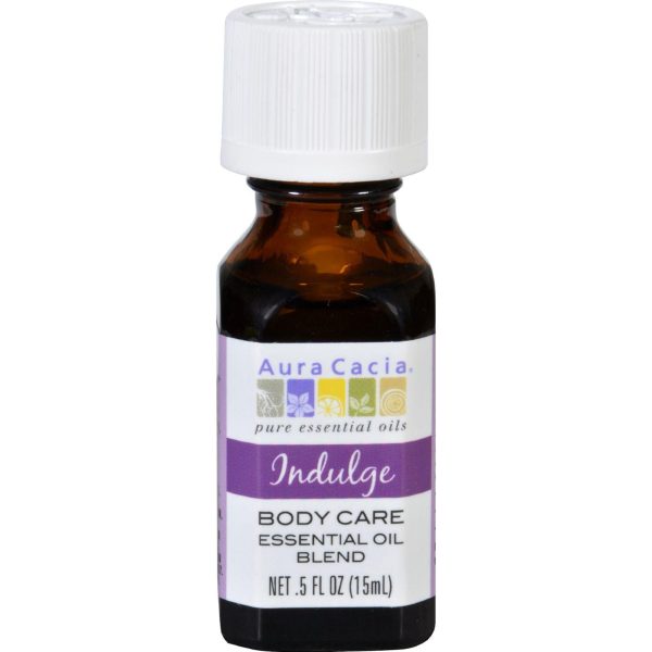 Aura Cacia Essential Oil Blend - Body - Indulge - .5 Oz Fashion