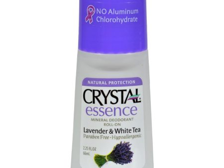 Crystal Essence Roll On Deodorant Lavender And White Tea - 2.25 Fl Oz Sale