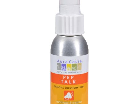 Aura Cacia Essential Solutions Mist Pep Talk - 2 Fl Oz Online