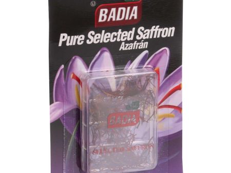 Badia Spices Saffron - Spanish - .4 G - Case Of 12 Online Sale