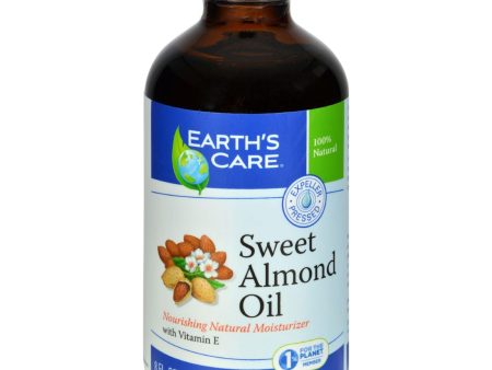 Earth s Care 100% Pure Sweet Almond Oil - 8 Fl Oz Online Hot Sale