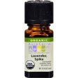 Aura Cacia Organic Essential Oil - Lavender Spike - .25 Oz Supply