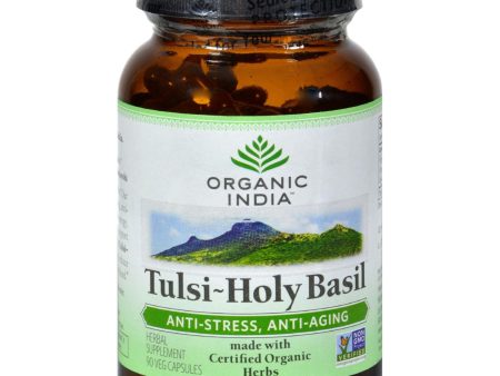 Organic India Tulsi Holy Basil - 90 Vegetarian Capsules Discount