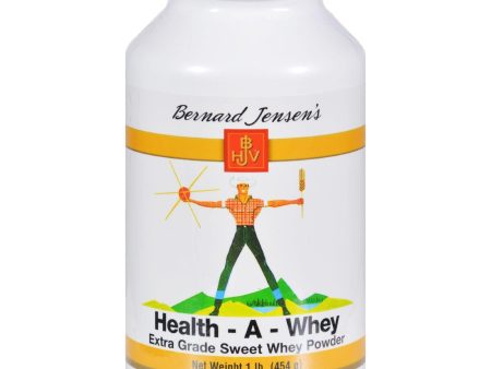 Bernard Jensen Health-a-whey - 1 Lb Online Hot Sale