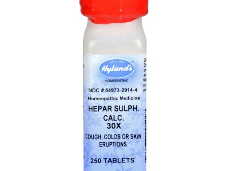 Hyland s Hepar Sulph. Calc. 30x - 250 Tablets on Sale