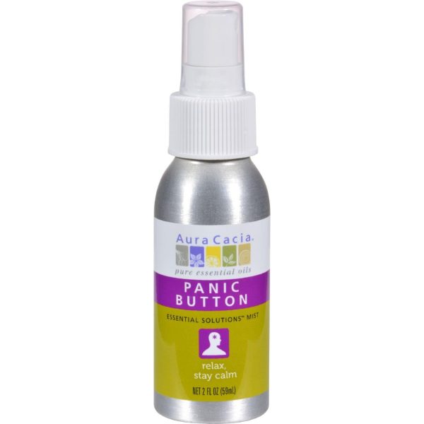 Aura Cacia Essential Solutions Mist Panic Button - 2 Fl Oz Hot on Sale